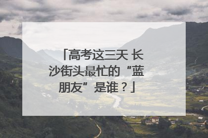 高考这三天 长沙街头最忙的“蓝朋友”是谁？