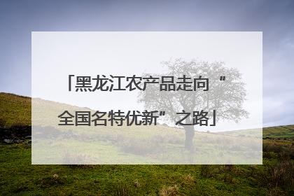 黑龙江农产品走向“全国名特优新”之路