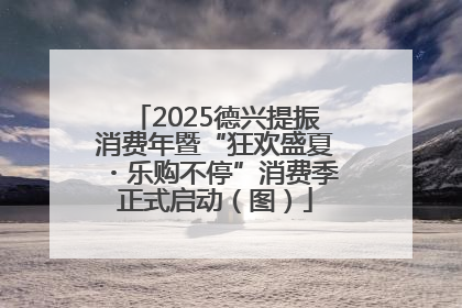 2025德兴提振消费年暨“狂欢盛夏・乐购不停”消费季正式启动（图）