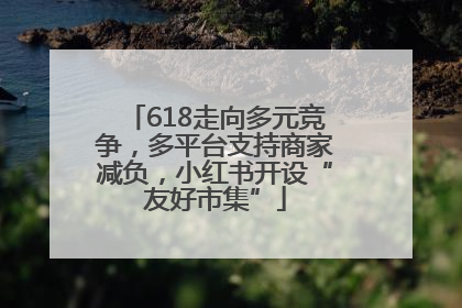 618走向多元竞争，多平台支持商家减负，小红书开设“友好市集”
