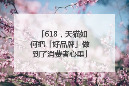 618，天猫如何把「好品牌」做到了消费者心里